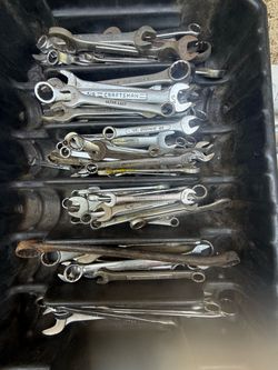Mixed Lot of Combination Wrenches Craftsman and Others