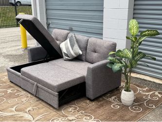 🔥 BRAND NEW Sleeper Sofa with Reversible Chaise & Storage Compartment 🔥