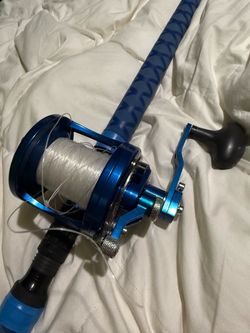 Avet LX Raptor with Diawa Proteus rod