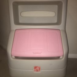Step2 Pink Toy Chest With Bookcase Step 2 Toybox Toy Box