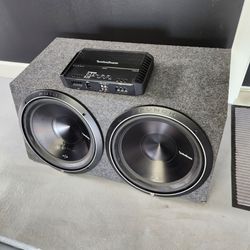 Rockford Fosgate p3 15s and 1200 prime amp