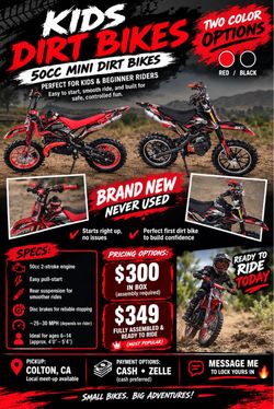 50cc Dirt Bikes