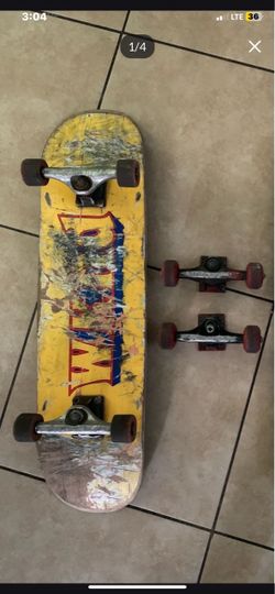 Skateboard and trucks