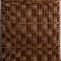 Joseph Rectangular Woven Resin Wicker Laundry Hamper - 17.3" x 13.8" x 23.6" - Espresso Brown
