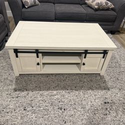 Coffee Table And TV Console Set 