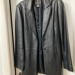 INC Leather Jacket 
