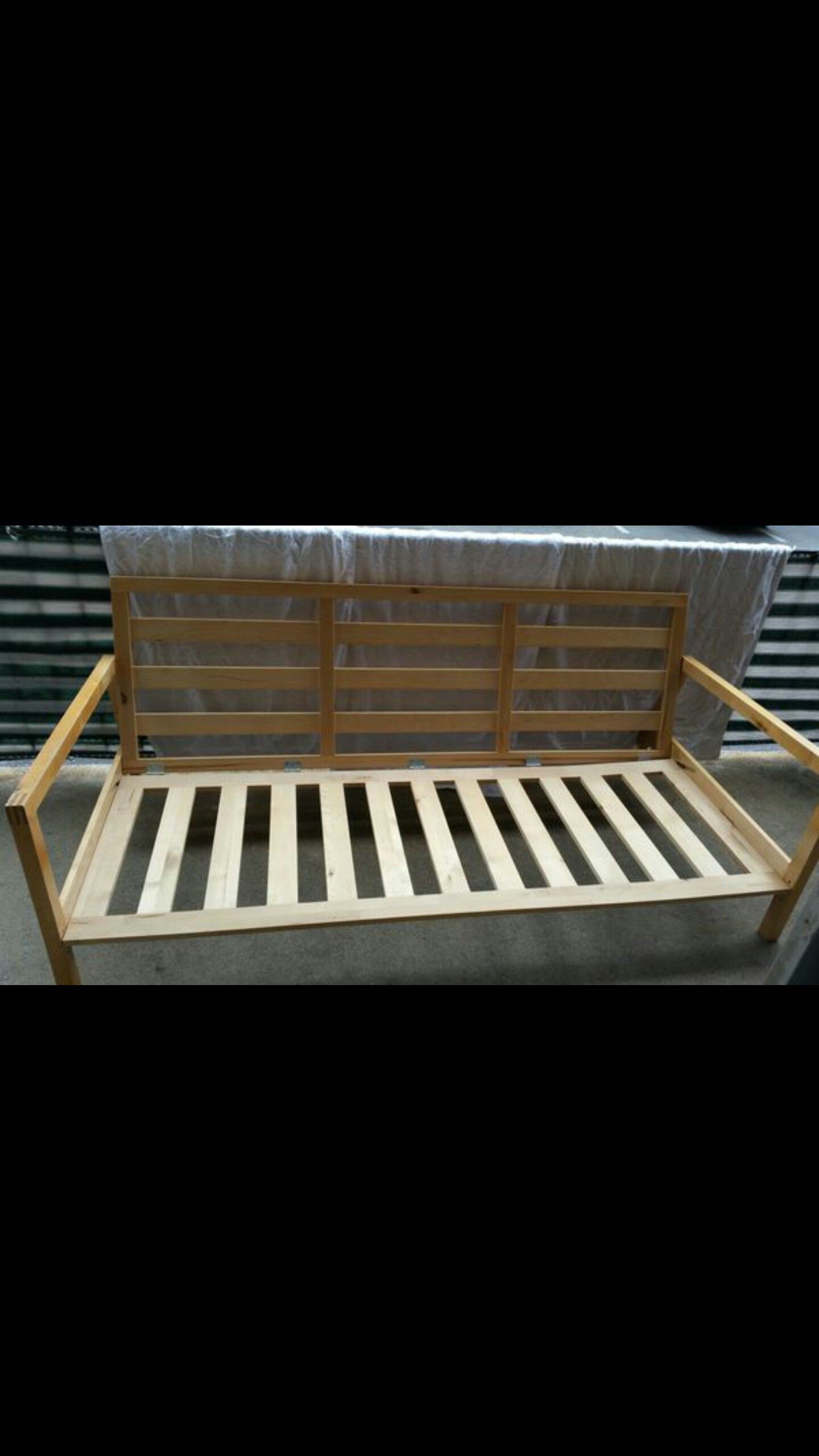 Ikea Lillberg Sofa Chair Frame converts in a full size bed $75 OBO