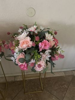 Party Table Centerpieces flowers wedding quinceañera  