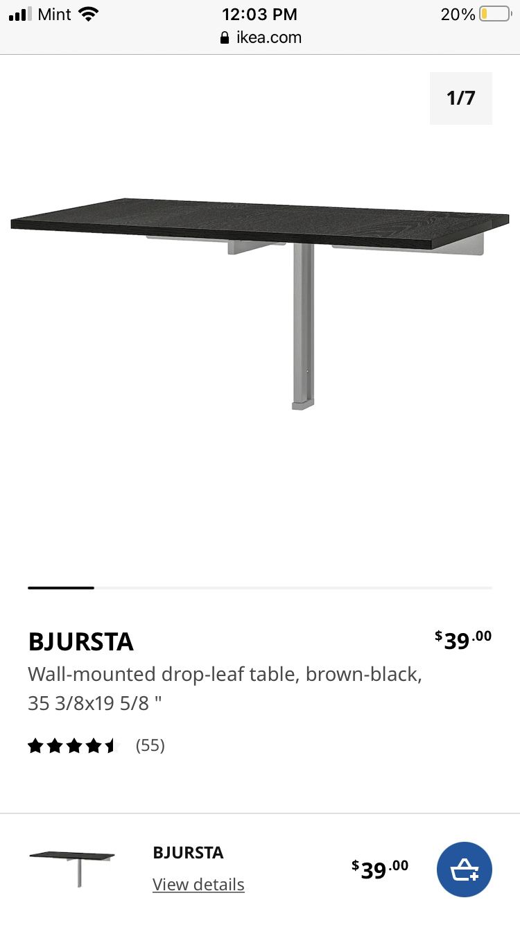 IKEA Wall Desk 