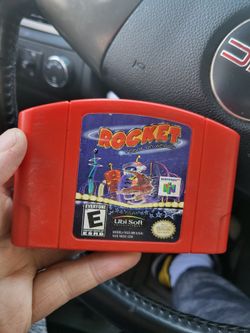 Rocket Robot on Wheels (Nintendo 64 N64, 1999) Authentic Cleaned/Tested.