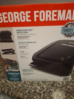 George Foreman inside grill