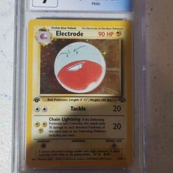 Electrode Jungle 1st Edition 2/64 Holo CGC Rating 9