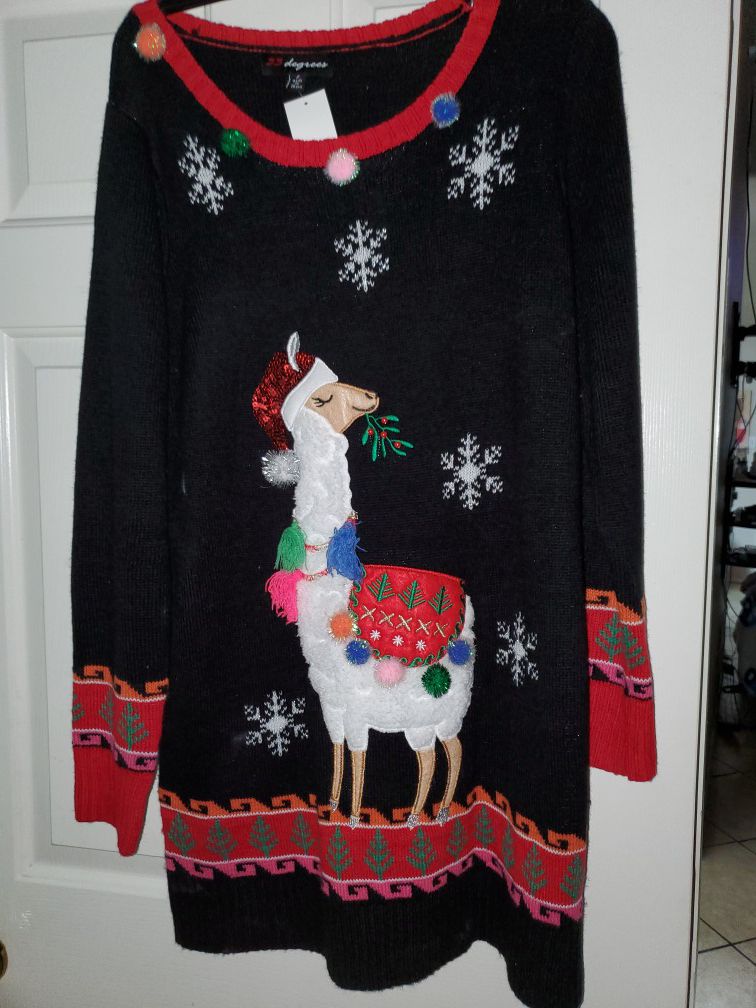 Christmas sweater dress