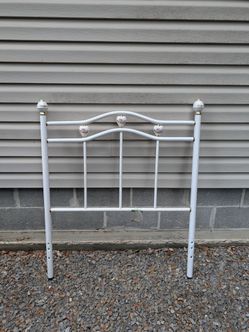 Twin head board also bed frame