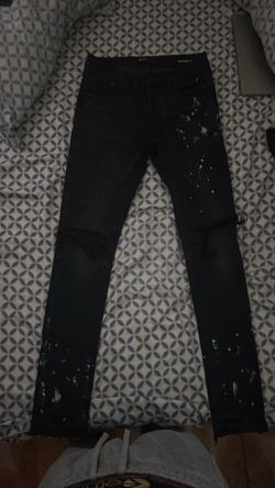 purple jeans