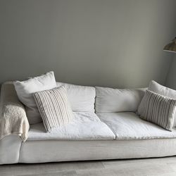 White Utopia sofa - Elliot snow