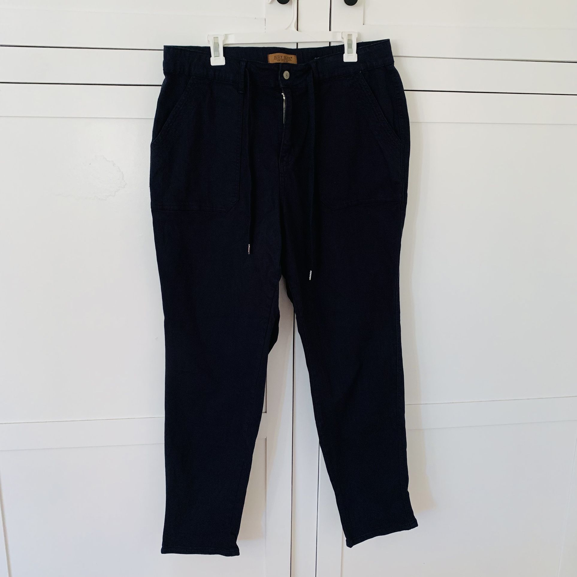 Judy Blue Navy Stretchy Garment Dyed Jeans Size 18W