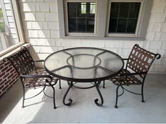 Table and chairs
