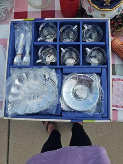 24 piece tea set new