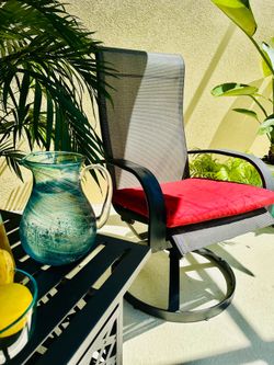 2 outdoor patio chairs