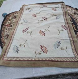 (2) Two Oriental Vintage Rugs