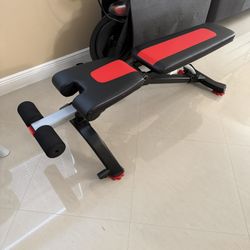 **Bowflex Adjustable Weight Bench – Like New