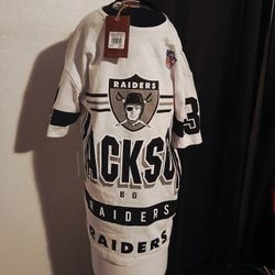 New  Mitchell an ness nfl Oakland Raiders Bo Jackson
