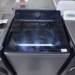 LG 5.5 cu ft Smart Top Load Washer - WT8400CB - Matte Black - Half Price