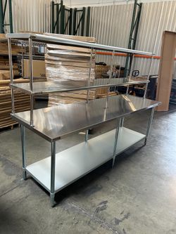 Industrial Stainless Steel Work Table Nordsteel