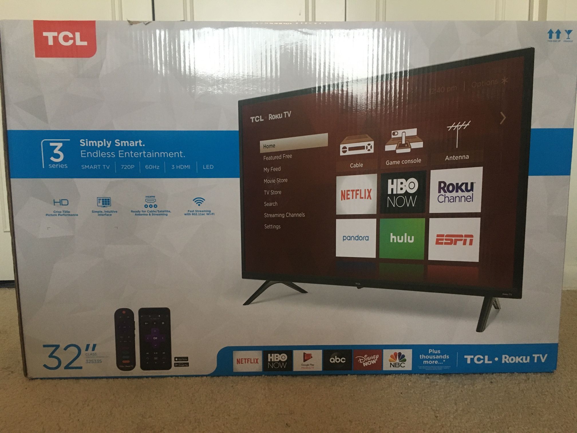 TCL TV 32in Brand New
