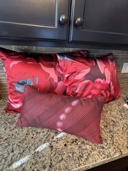 Set Of Three Decorative Pillows