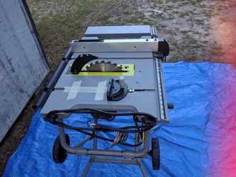 10" Table Saw with Stand on wheels