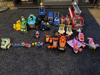 Paw Patrol Collection – 66-Piece Lot – Used