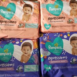 pamper wipes