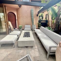 Restoration Hardware $15k Mesa Teak Outdoor Set