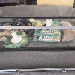 20 Gallon Glass Tarrarium Reptile/Fish Tank