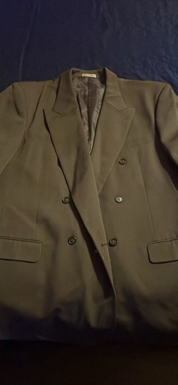 Men's Double-Breasted Suit Blazer
