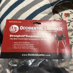 Occidental Leather Suspenders BRAND NEW