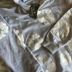 Gray Denim Tears Hoodie