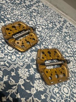 Canfield Brothers Crampon GOLD Mountain Bike BMX Pedals Platform Bikes