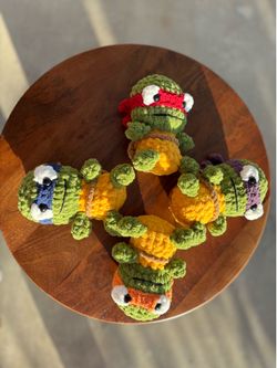 Teenage Mutant Ninja Turtles 🐢  handmade 🧶 crochet 🧶 plushie