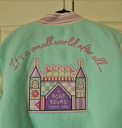 Stoney Clover Lane Disney it's a small world Varsity Jacket