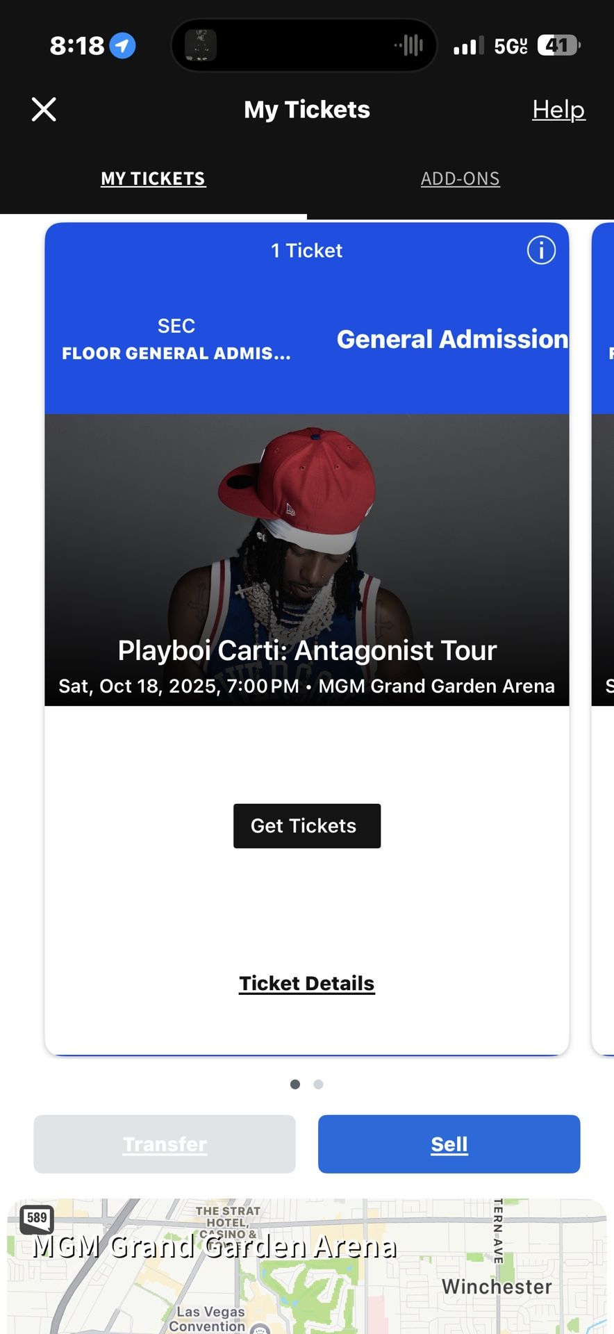 Floor Ticket: Antagonist Tour
