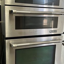 Jenn Air 30”Wide Microwave Oven Combo In Stainless Steel 
