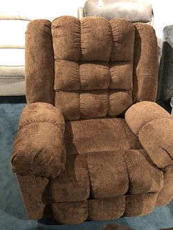 Recliner comes into colors are gray and a blue