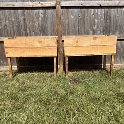 2 Raised Garden Beds