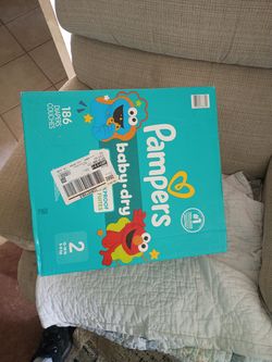 Pampers size 2 186 count