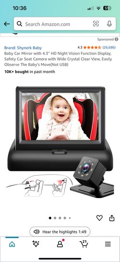 Smart Baby Car Monitor