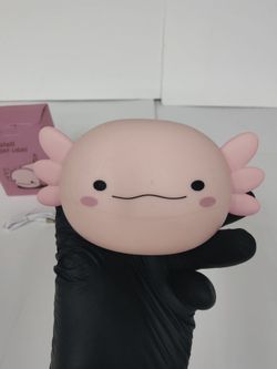 Axolotl Silicone Night Light LED USB type C Rechargeable Lamp Fallout Merch Character