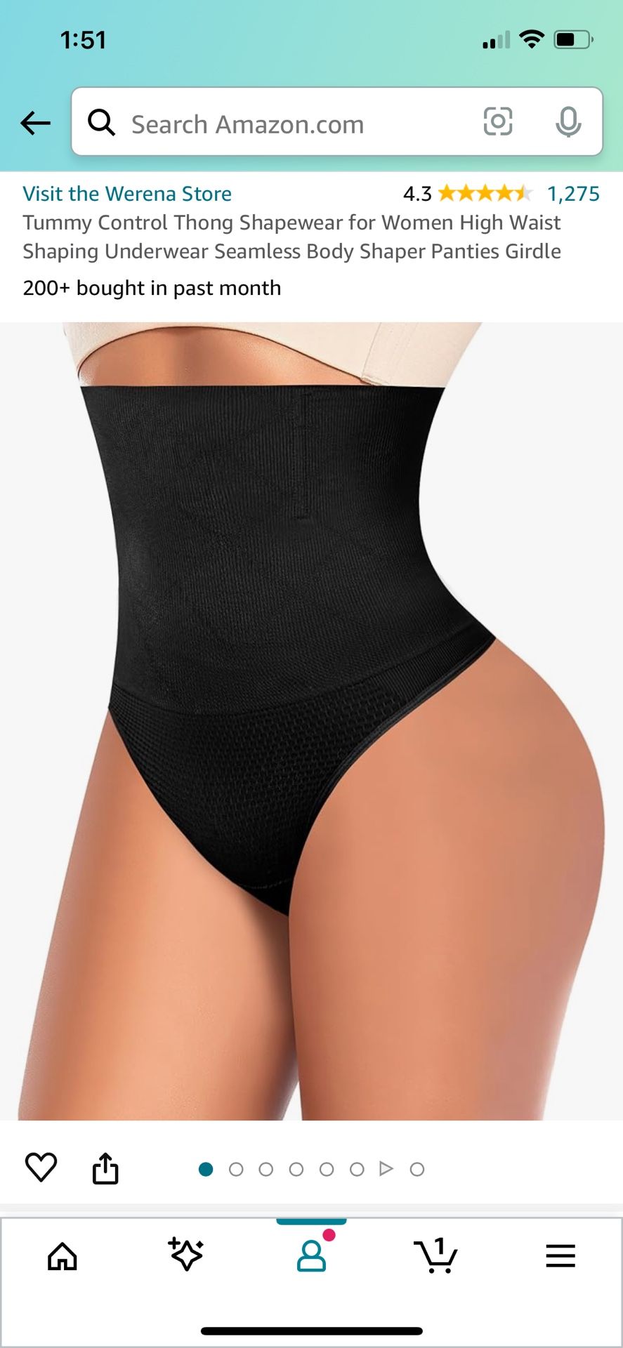 Tummy Control Thong Shapewear